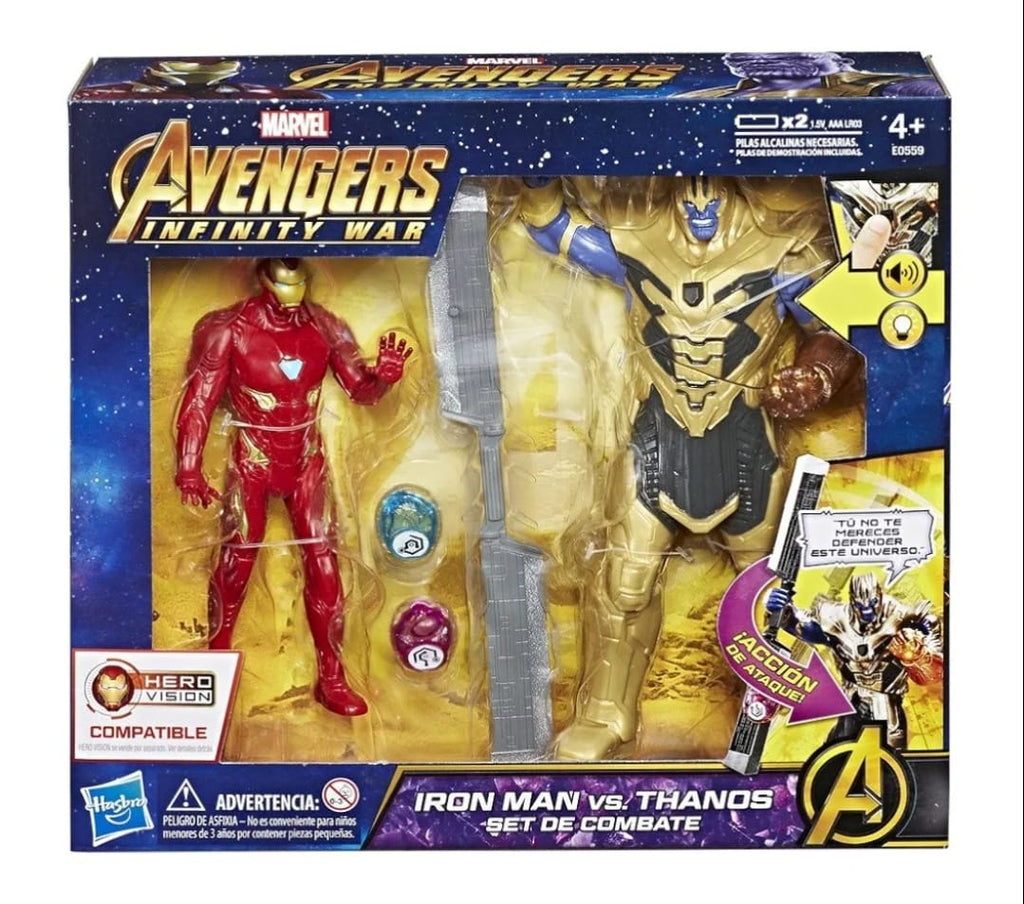 Marvel Avengers: Infinity War Iron Man vs. Thanos Battle Set