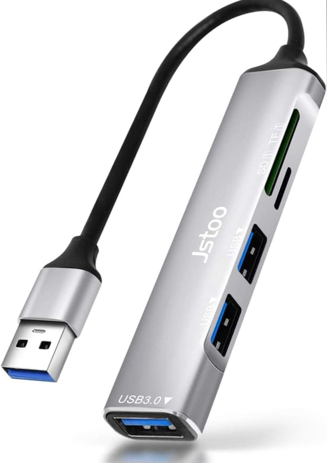 Jstoo 5 in 1 3.0 Hub with card Readers