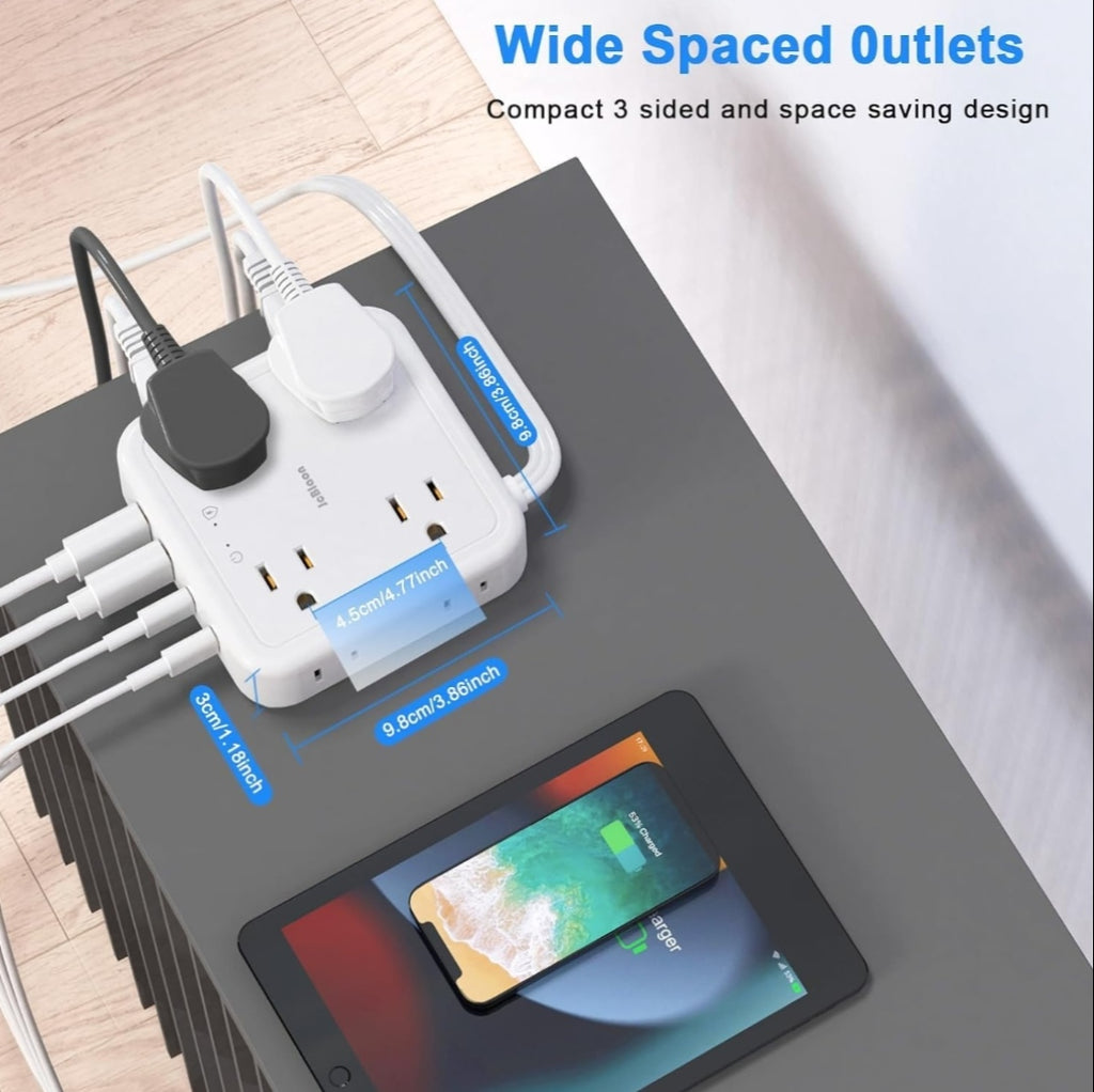 Jcblaon 12 in 1 Power Strip Surge Protector