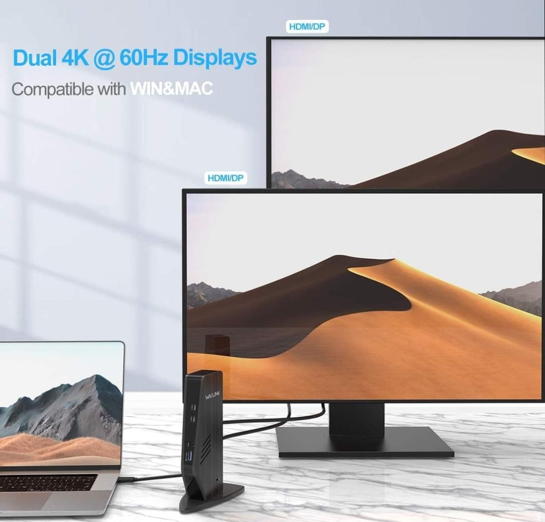 WAVLINK Universal USB-C/USB 3.0 Ultra 5K Laptop Docking Station