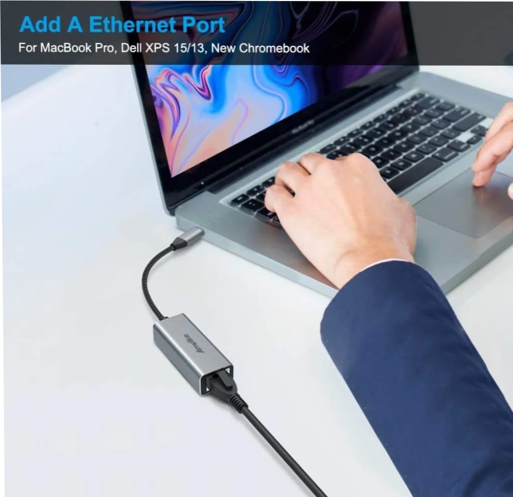 ANWIKE USB C to Ethernet Adapter