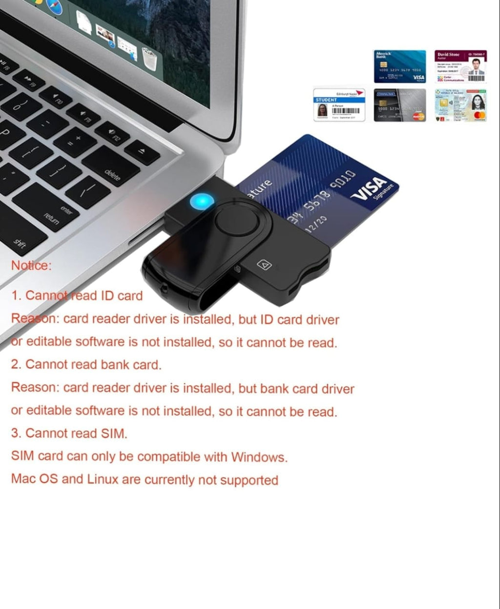 CAC Smart Card Reader