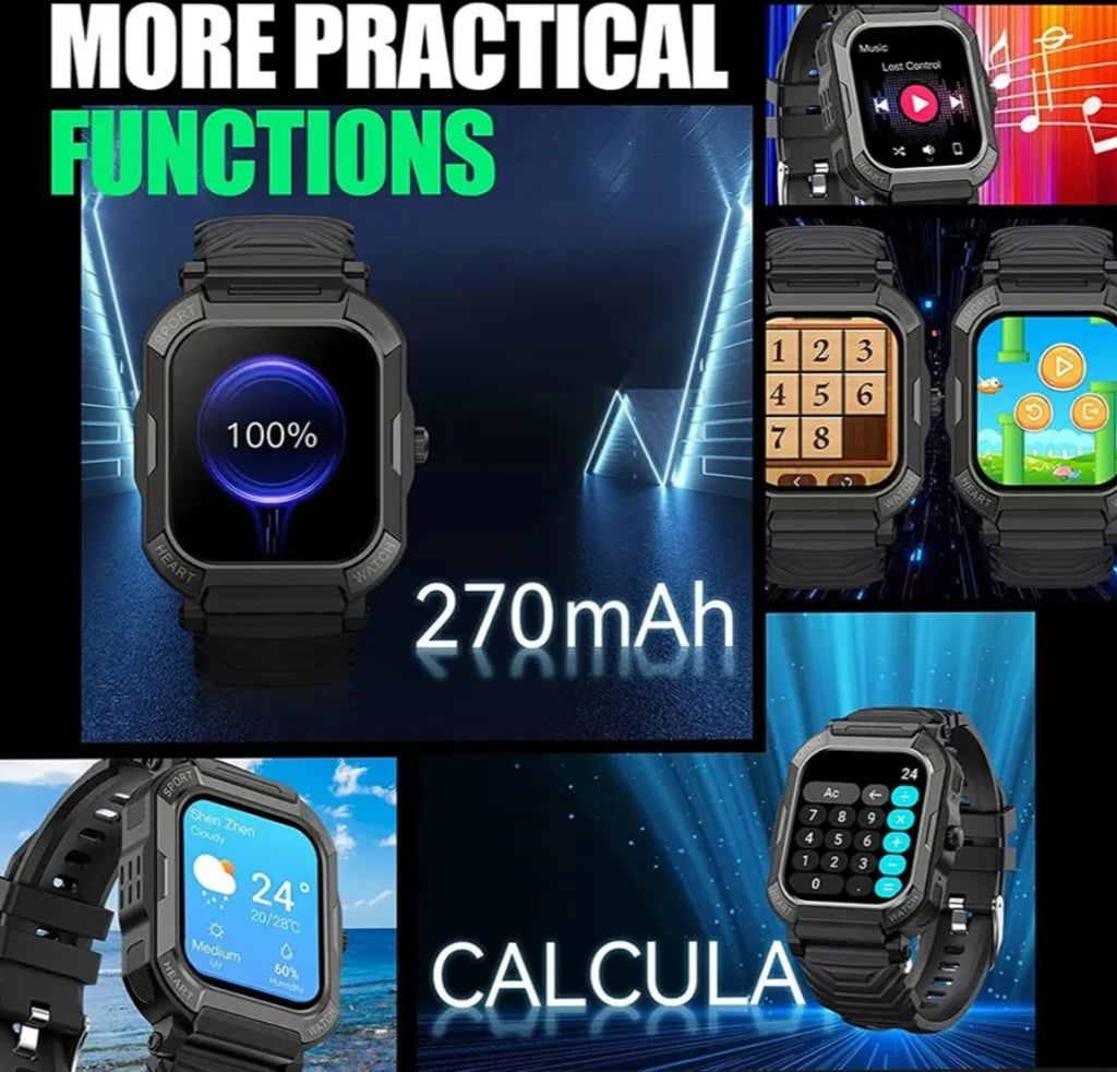 H30 Military Sports Smart Watch for Men Women