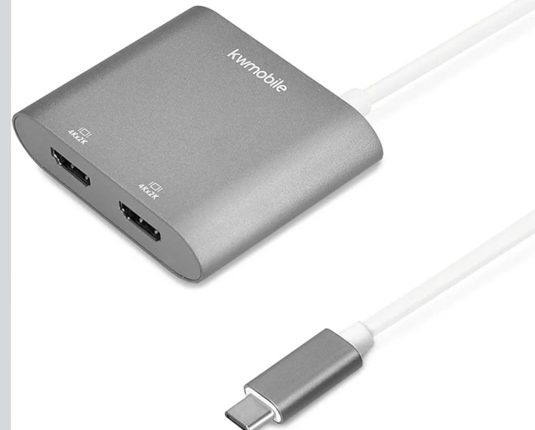 Kwmobile USB Type C Dual HDMI Adapter